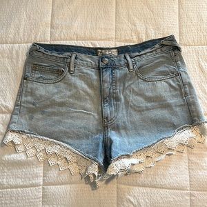 Free People Jean Shorts